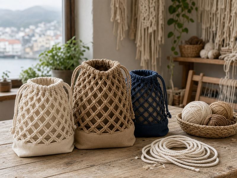 Rope bags at Macrame Rubyspring